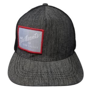 Sturtevants of Sun Valley Trucker Hat Gray OS Adjustable Mesh Back Mega Cap